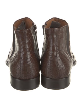 Mezlan Leather Chelsea Boots