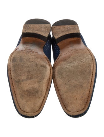 Mezlan Suede Printed Loafers