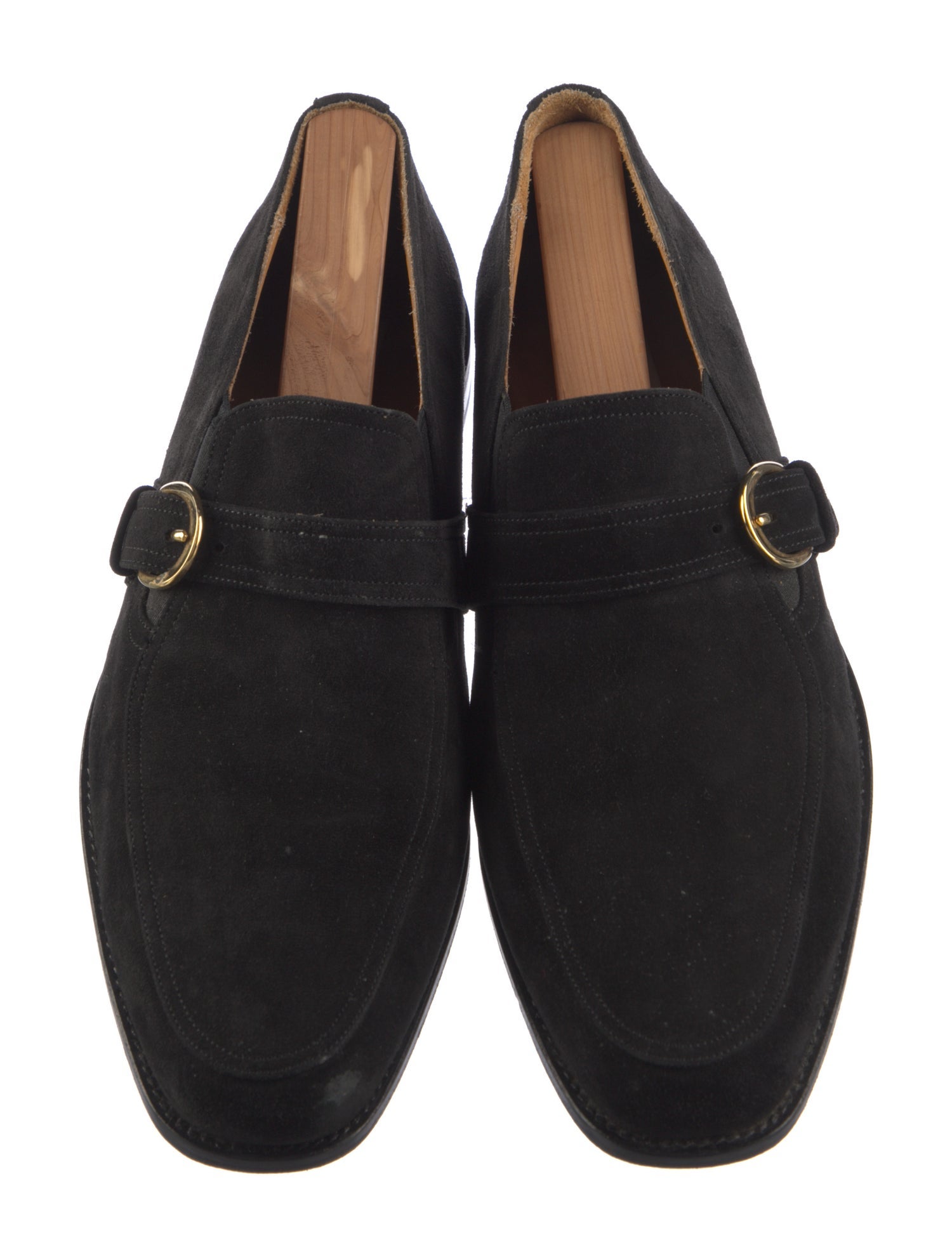 Mezlan Suede Dress Loafers