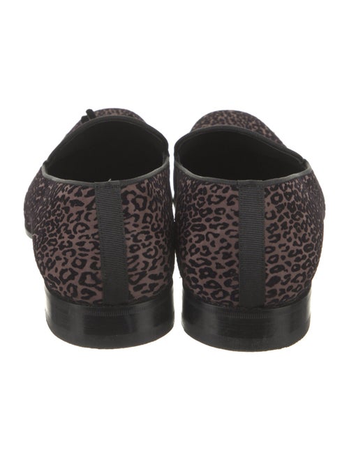 Mezlan Velvet Animal Print Loafers