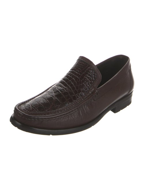 Mezlan Crocodile Loafers