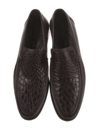 Mezlan Crocodile Loafers