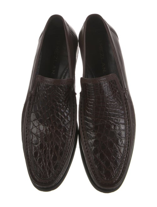 Mezlan Crocodile Loafers