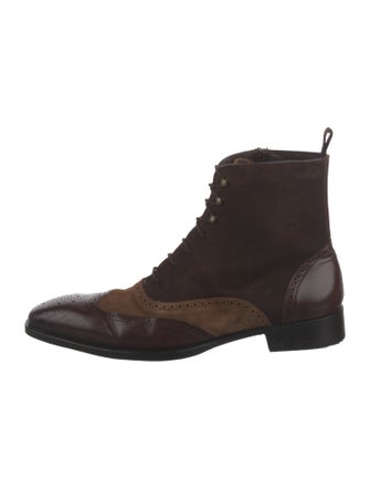 Mezlan Leather Lace-Up Boots