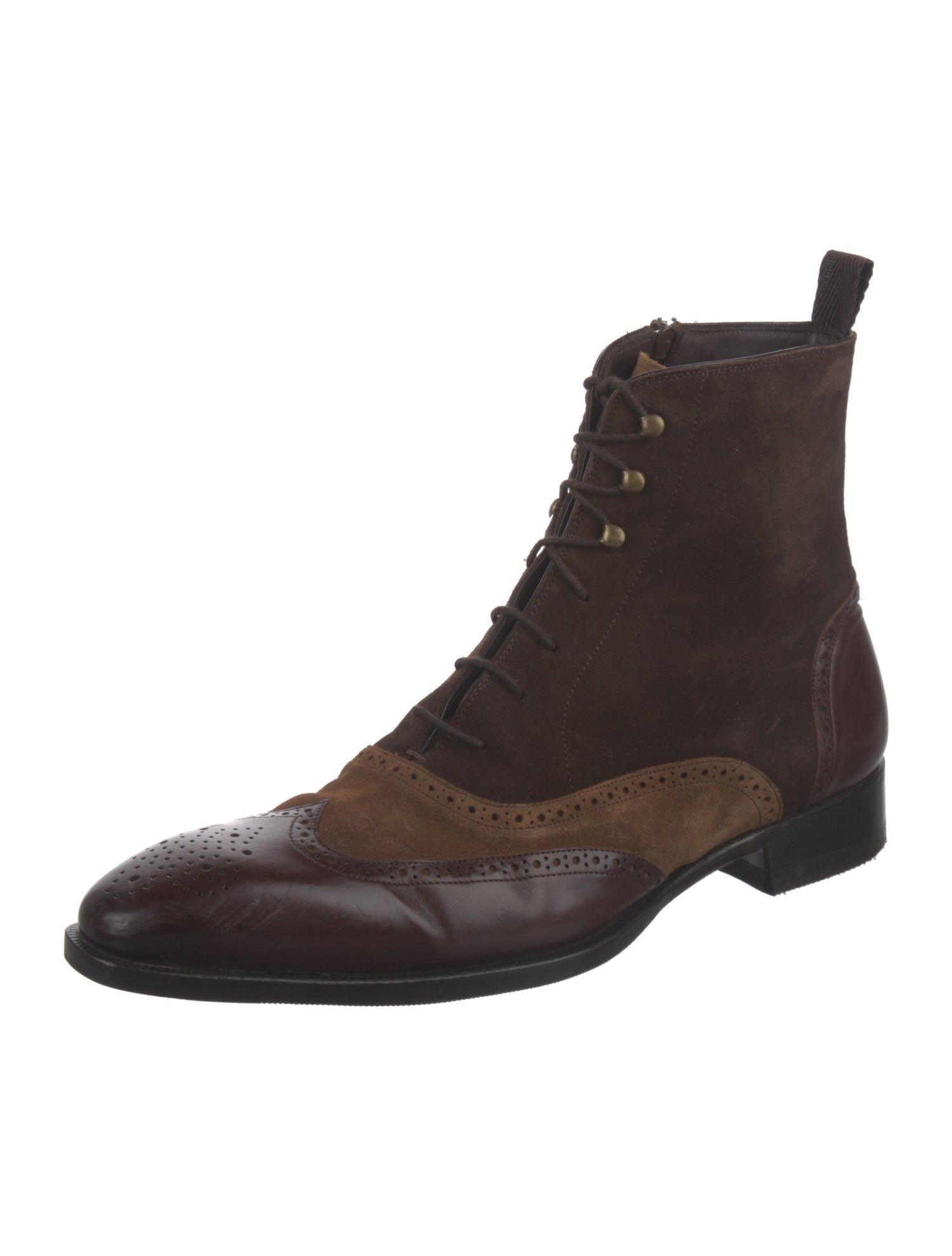 Mezlan Leather Lace-Up Boots