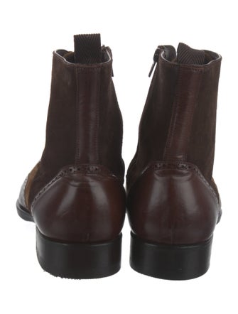 Mezlan Leather Lace-Up Boots