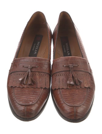 Mezlan Embossed Leather Oxfords