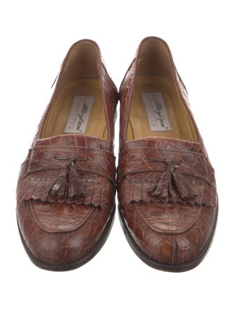 Mezlan Crocodile Animal Print Oxfords