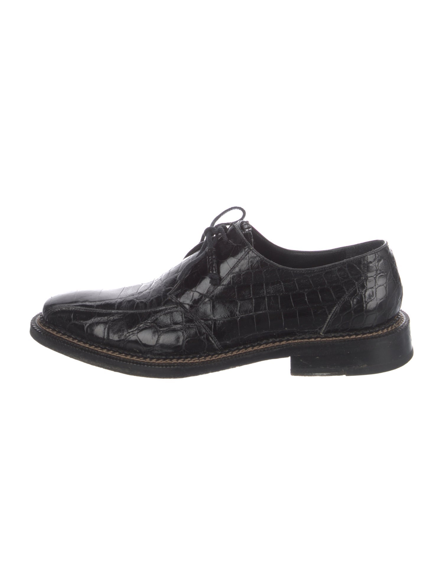Mezlan Alligator Derby Shoes