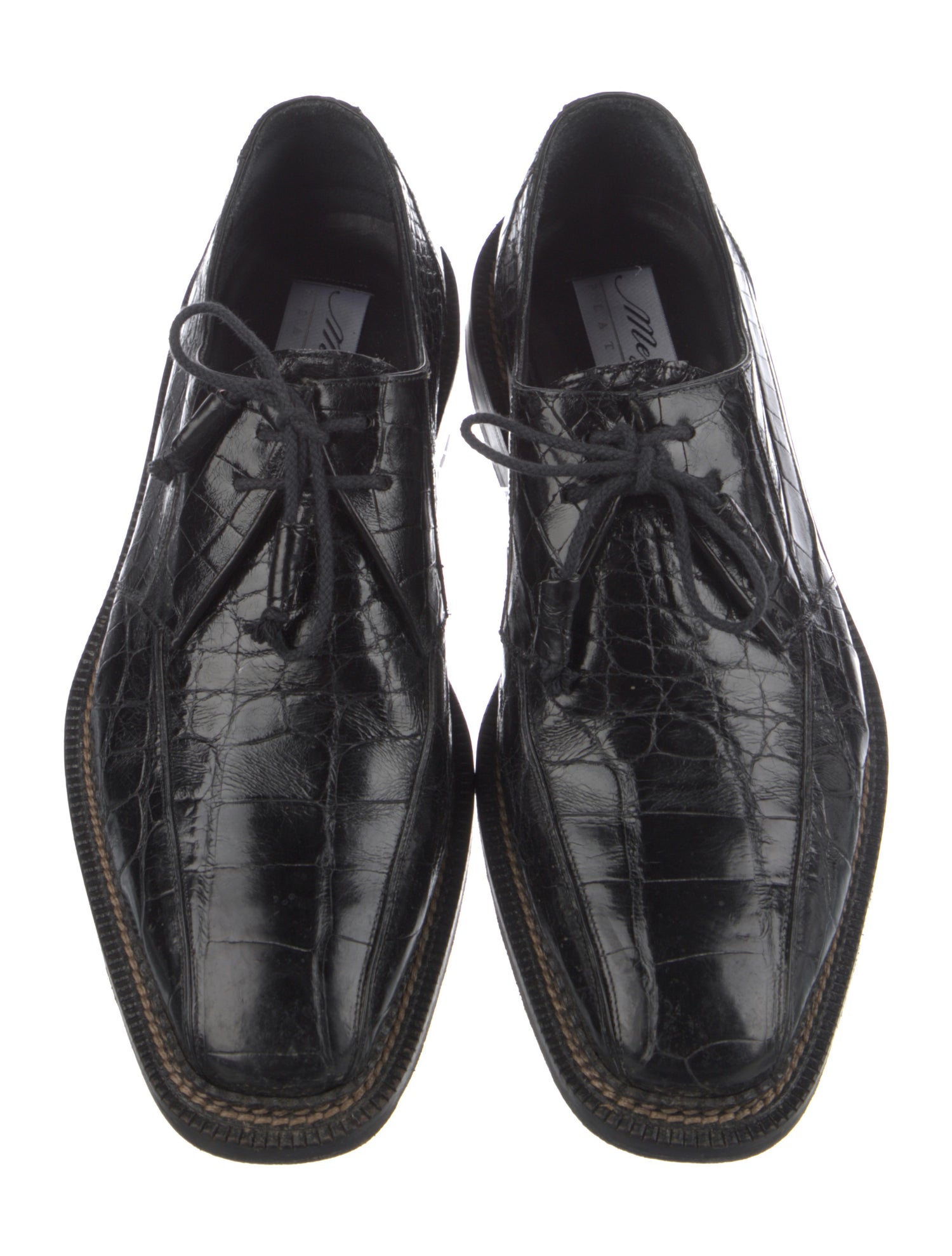 Mezlan Alligator Derby Shoes