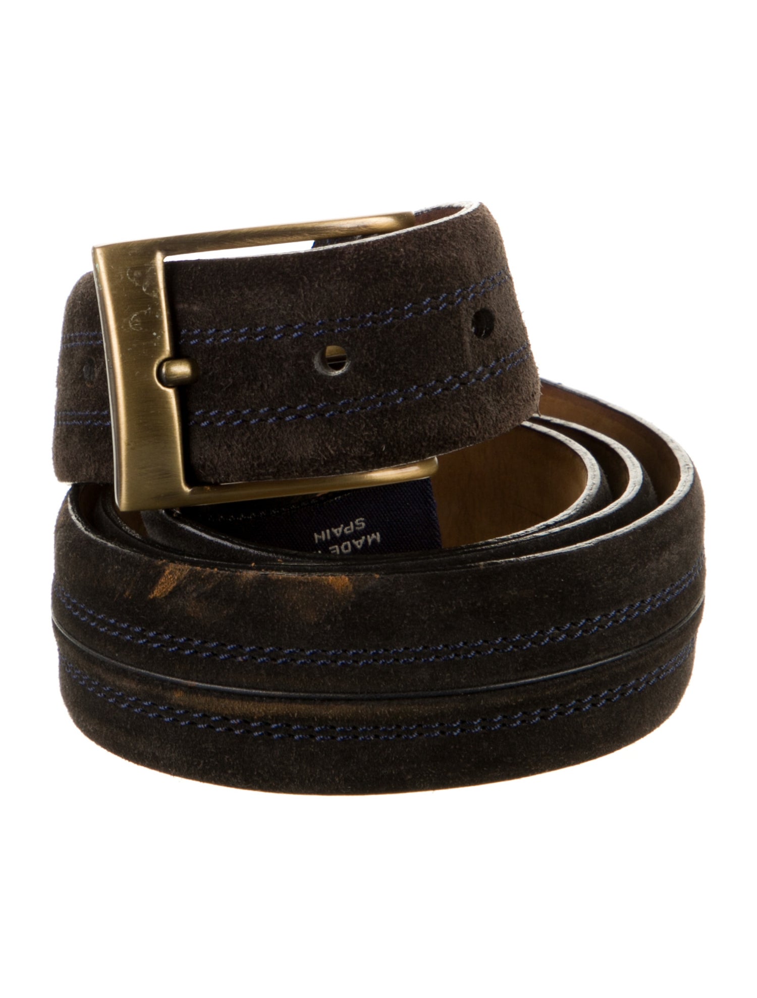 Mezlan Suede Belt