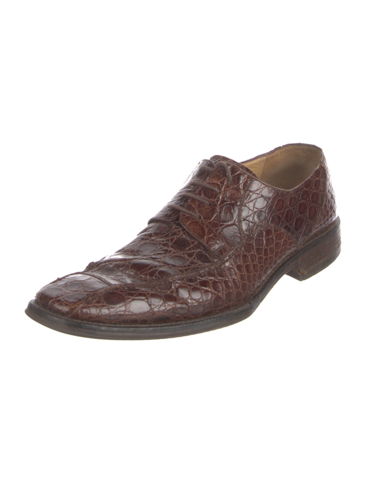 Mezlan Crocodile Oxfords
