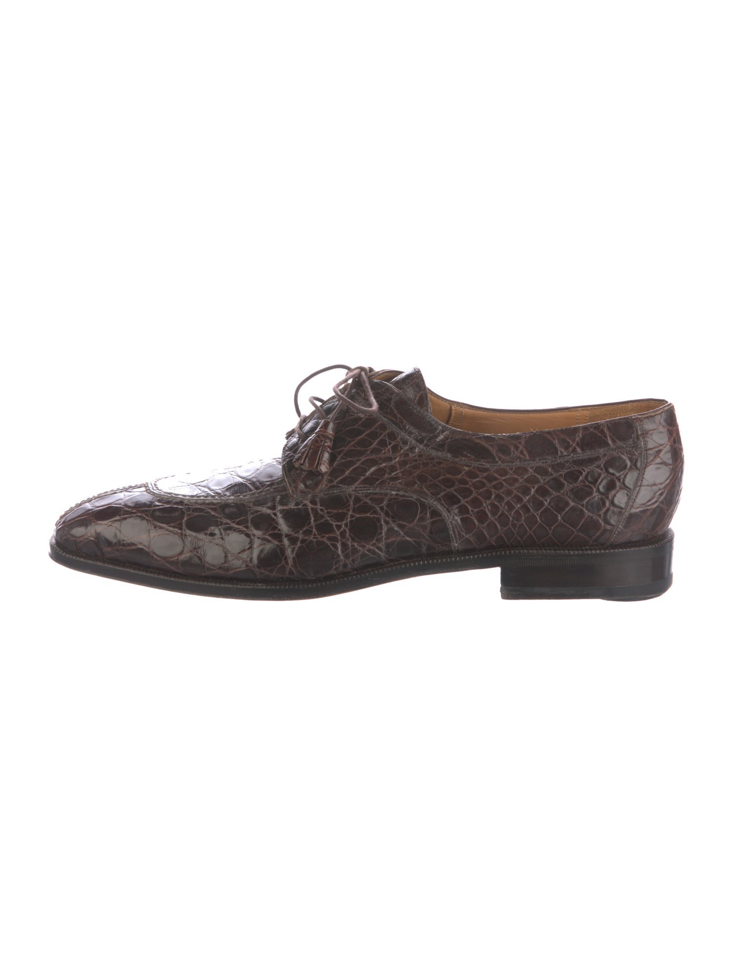 Mezlan Crocodile Derby Shoes