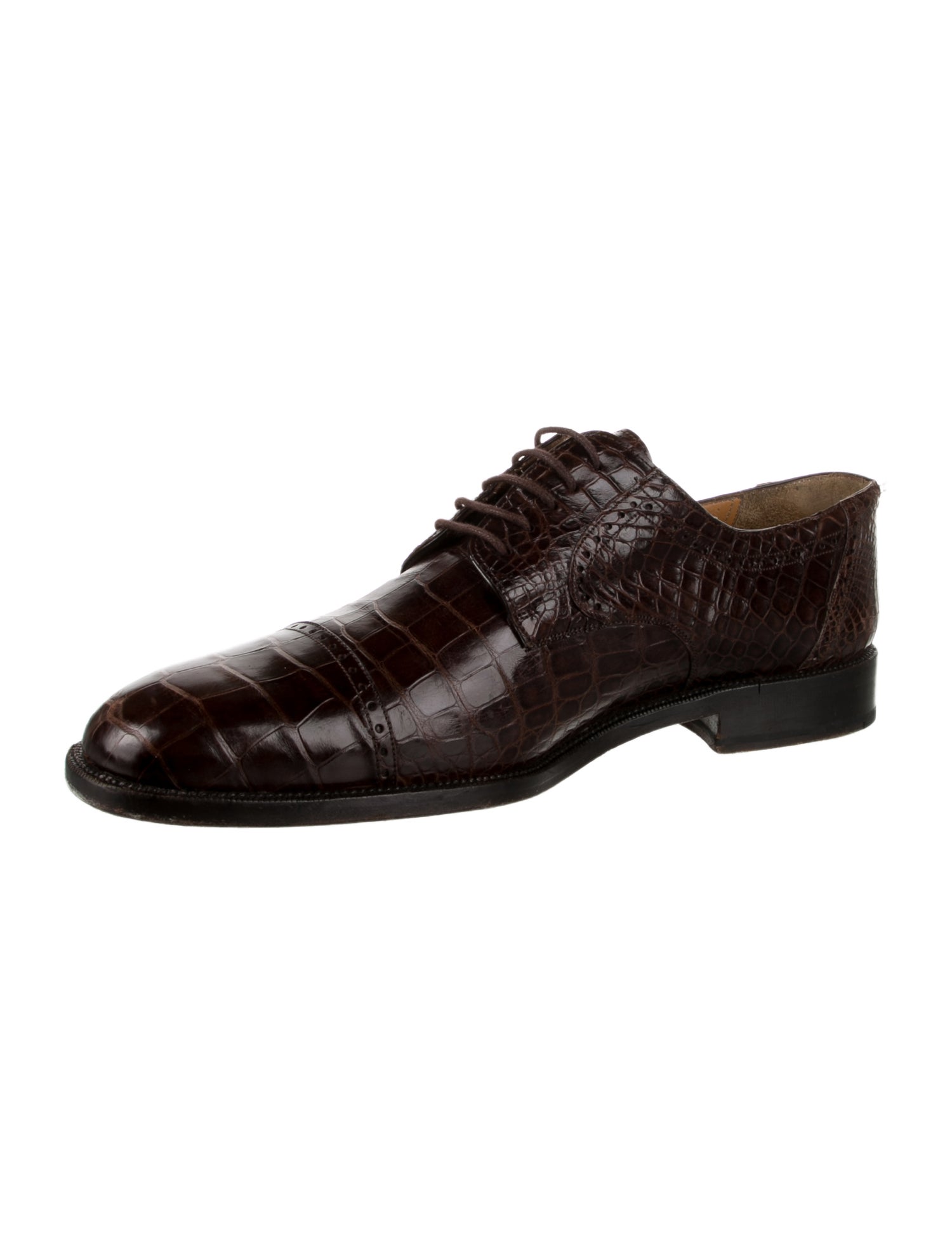 Mezlan Crocodile Oxfords