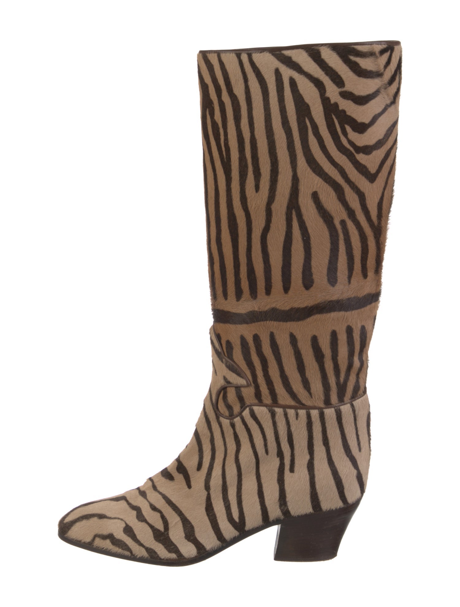 Maud Frizon Vintage Faux Fur Rain Boots