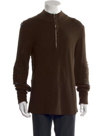 Marithé + François Girbaud Sweaters Vintage Mock Neck Polo Sweater XL