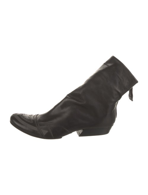 Marithé + François Girbaud Leather Western Boots