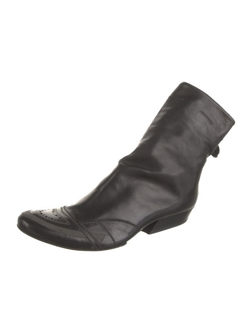 Marithé + François Girbaud Leather Western Boots