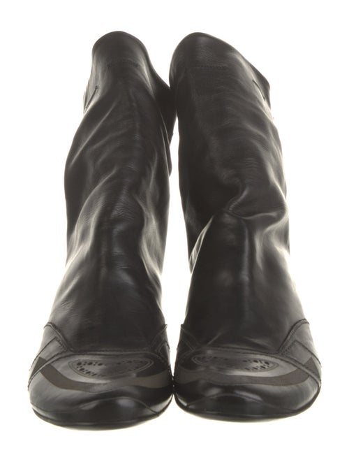 Marithé + François Girbaud Leather Western Boots