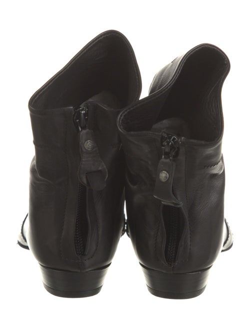 Marithé + François Girbaud Leather Western Boots