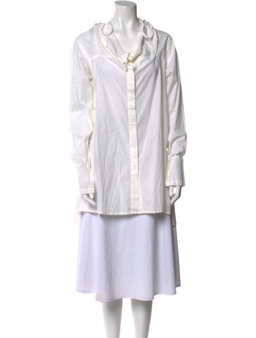 Marithé + François Girbaud Vintage Cowl Neck Tunic