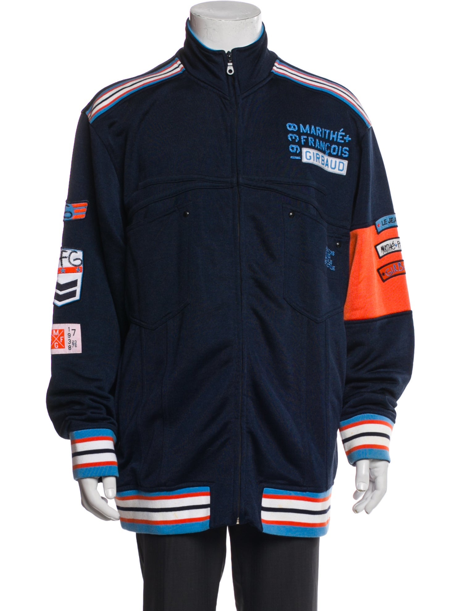 Marithé + François Girbaud Vintage Le Jean Varsity Jacket