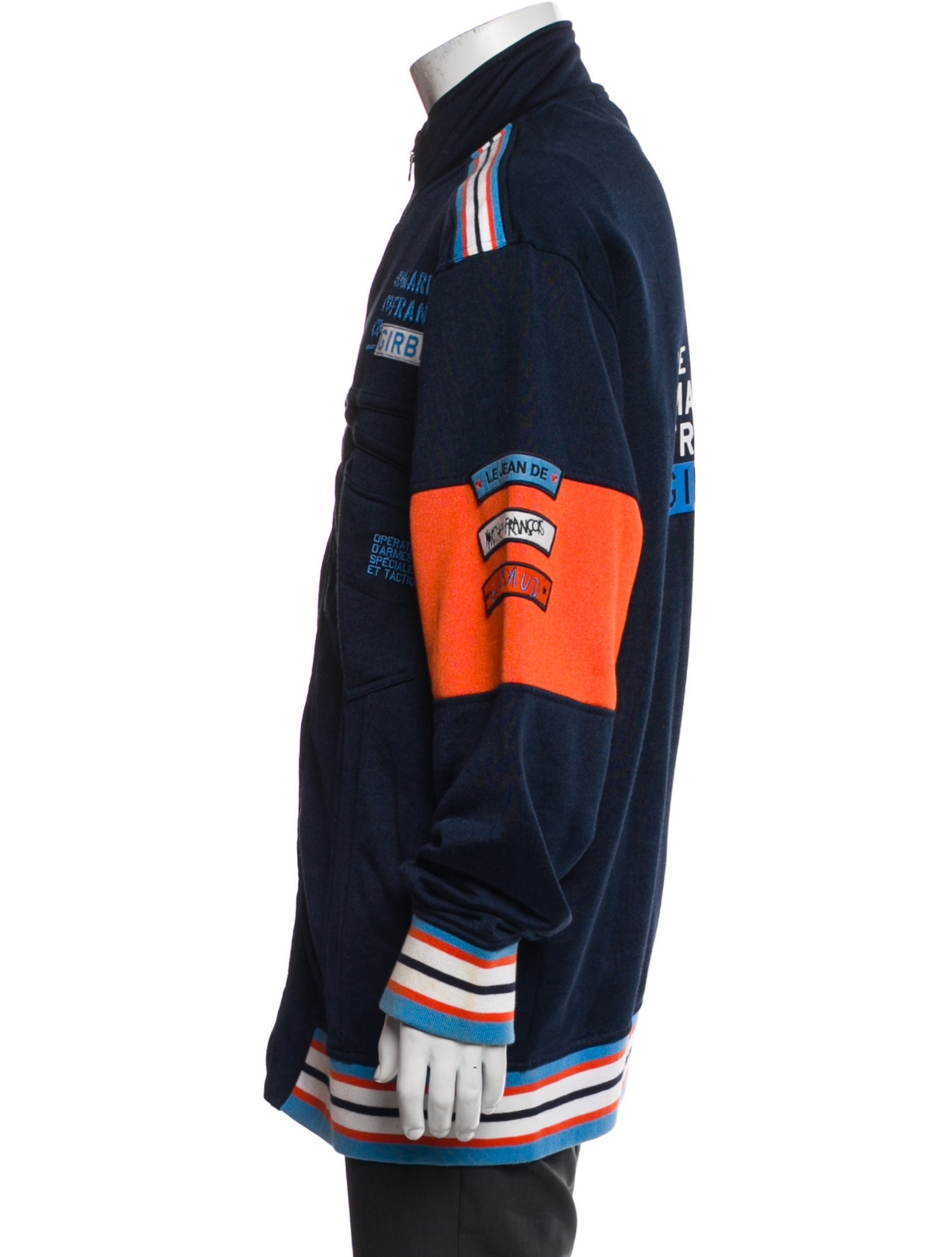 Marithé + François Girbaud Vintage Le Jean Varsity Jacket