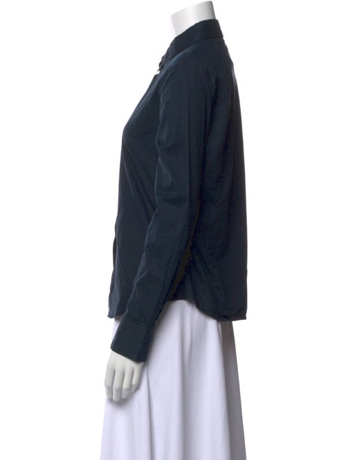 Marithé + François Girbaud Long Sleeve Button-Up Top
