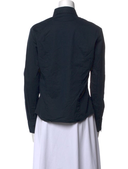 Marithé + François Girbaud Long Sleeve Button-Up Top