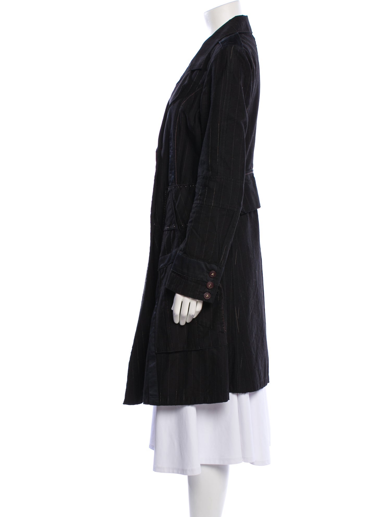 Marithé + François Girbaud Vintage Late 1990's - Early 2000's Trench Coat