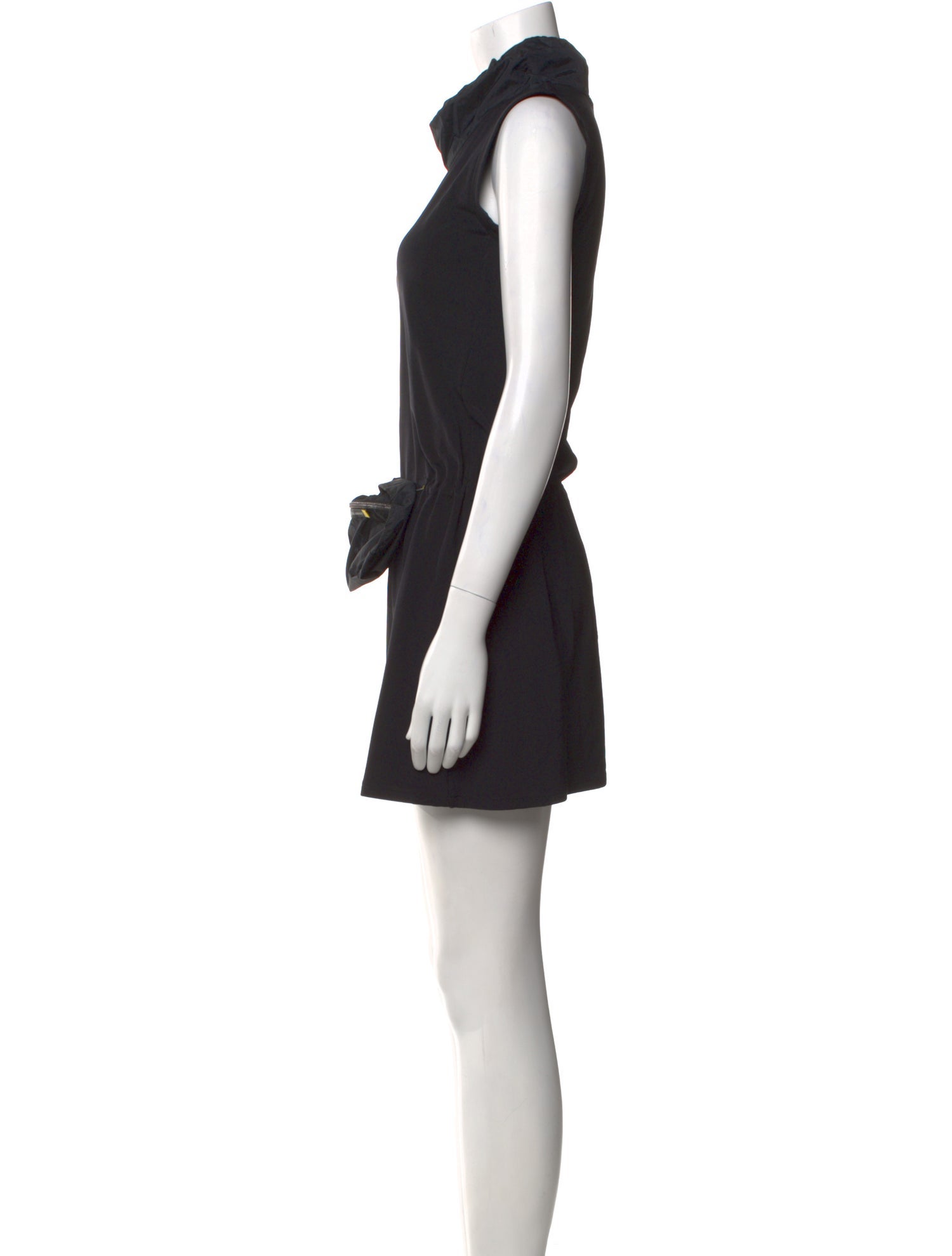 Marithé + François Girbaud Mock Neck Mini Dress