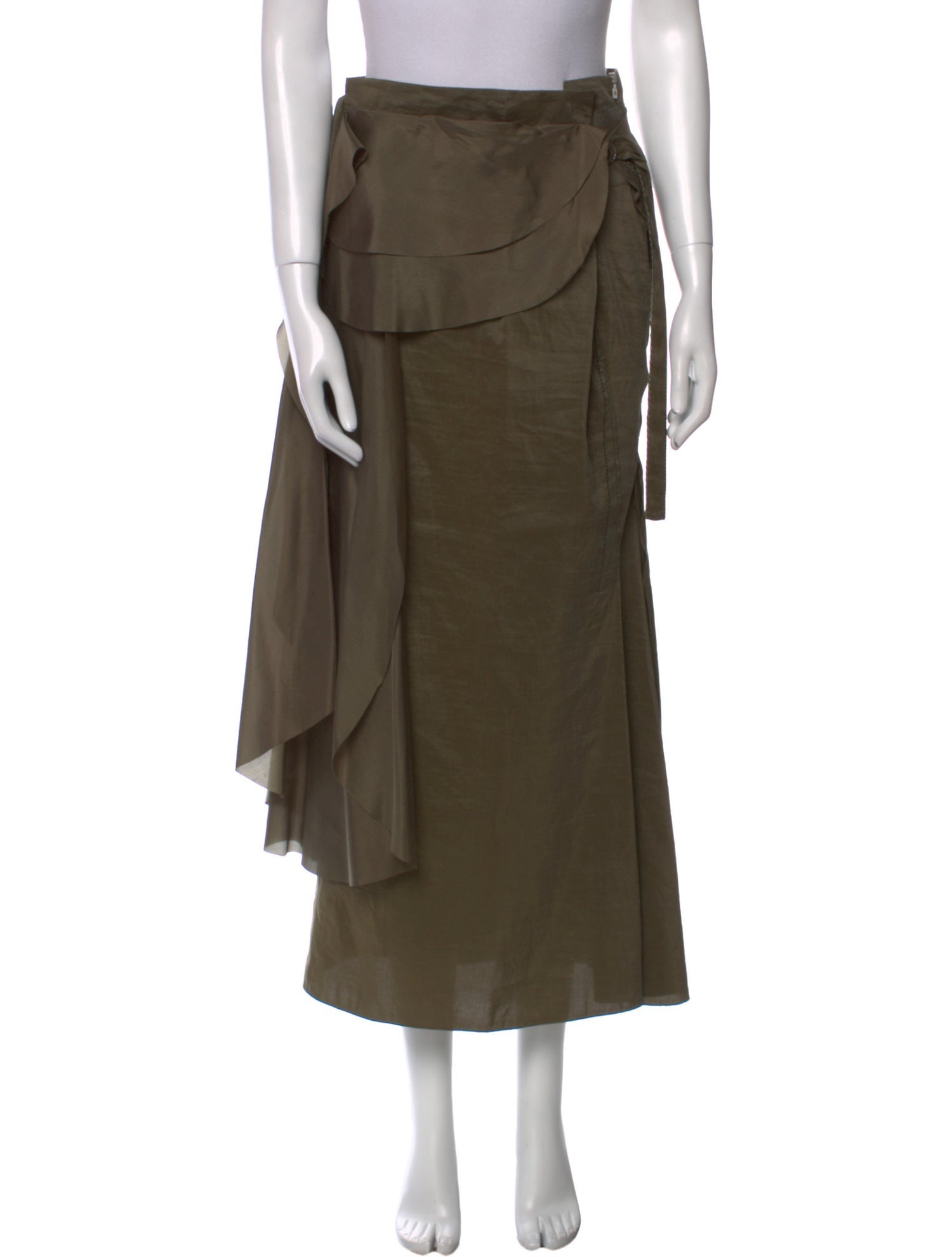 Marithé + François Girbaud Linen Long Skirt