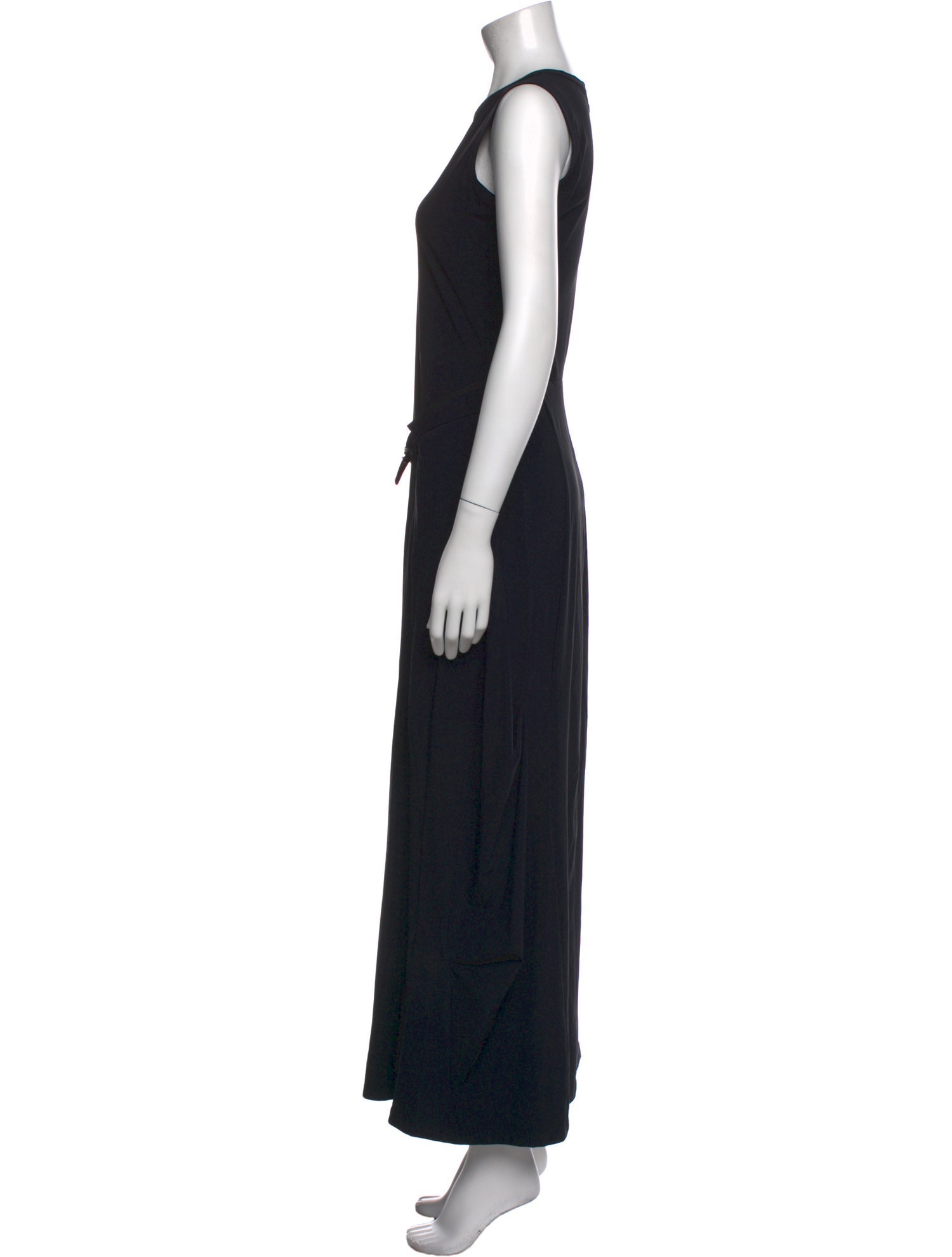 Marithé + François Girbaud Crew Neck Long Dress