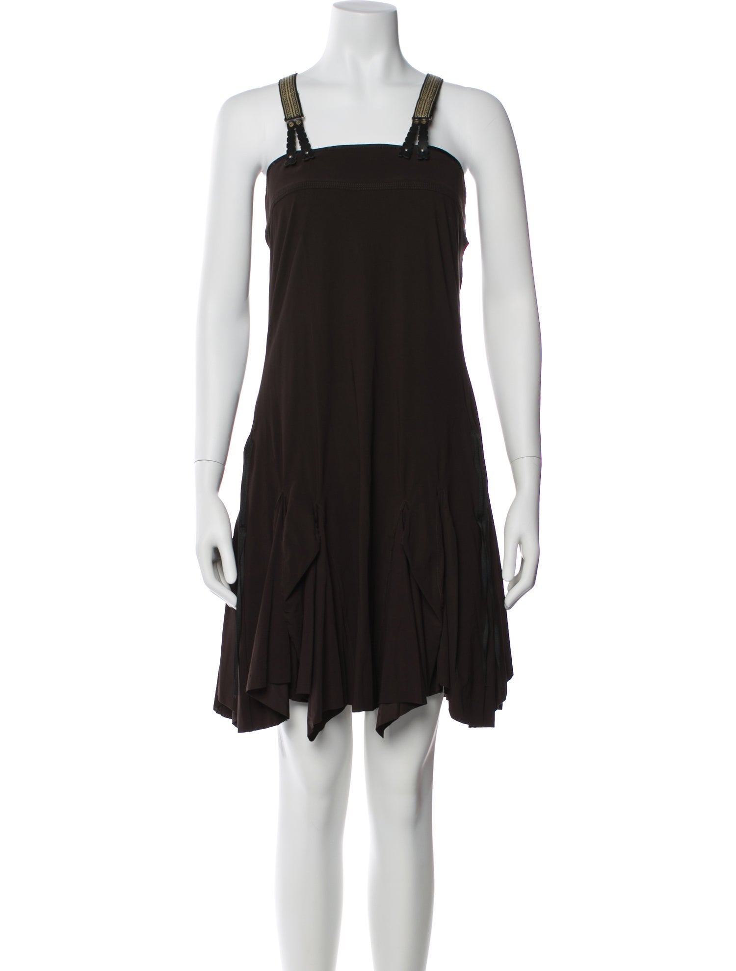 Bustier En Soie Noir Fluide Marithé Et François Girbaud - Taille 38 - Occasion Très Bon état
