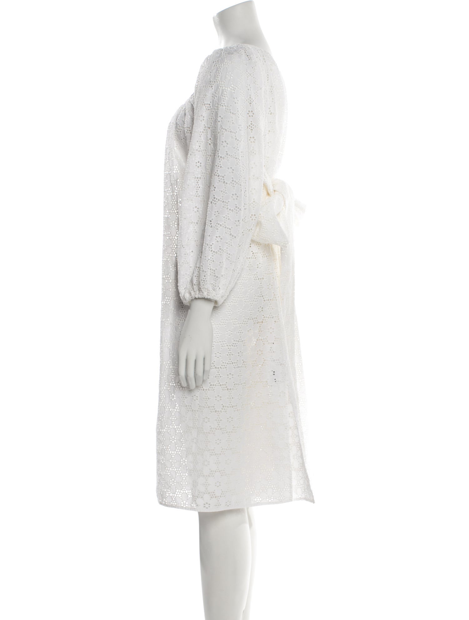 Michelle Farmer Scoop Neck Knee-Length Dress