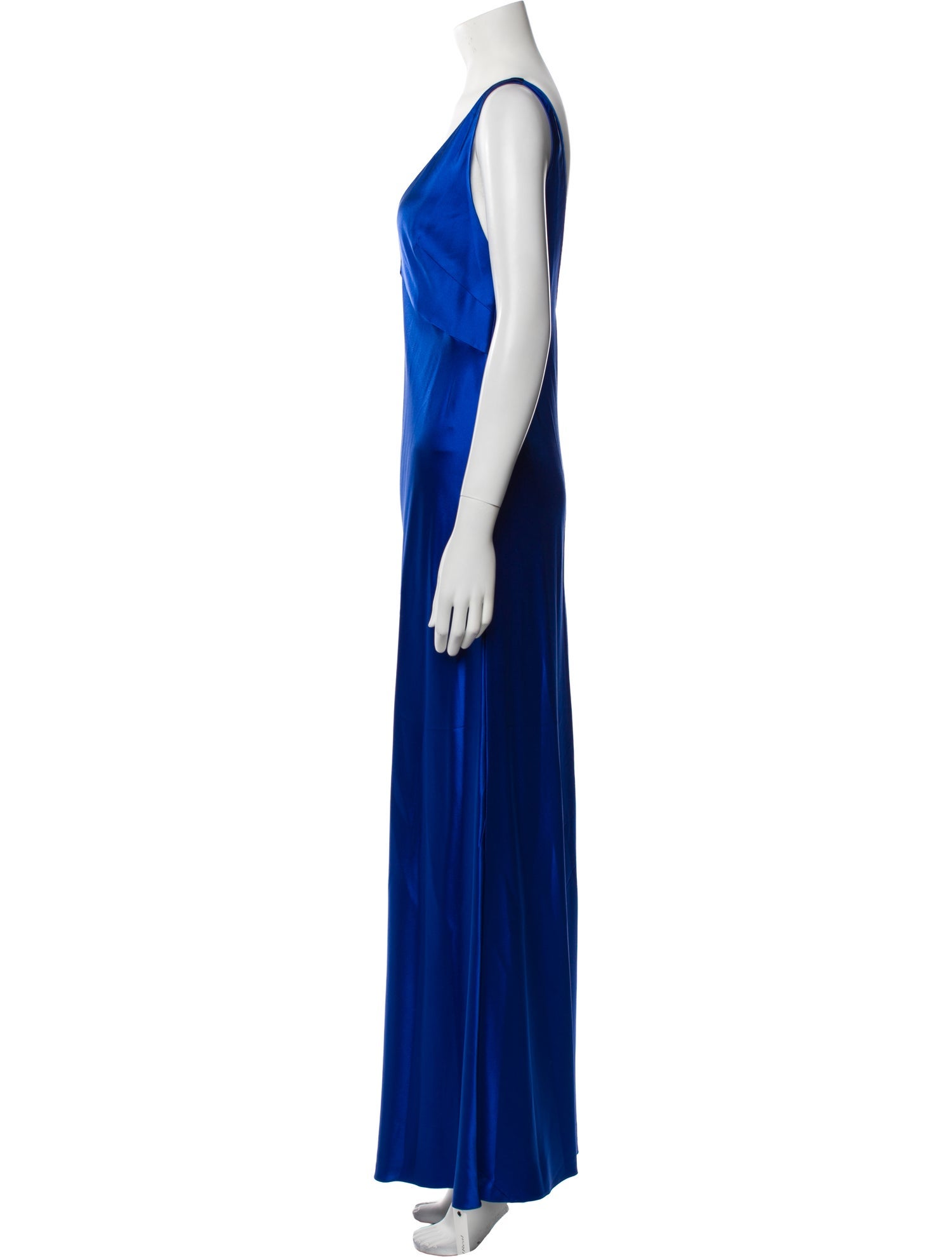 Michelle Farmer V-Neck Long Dress