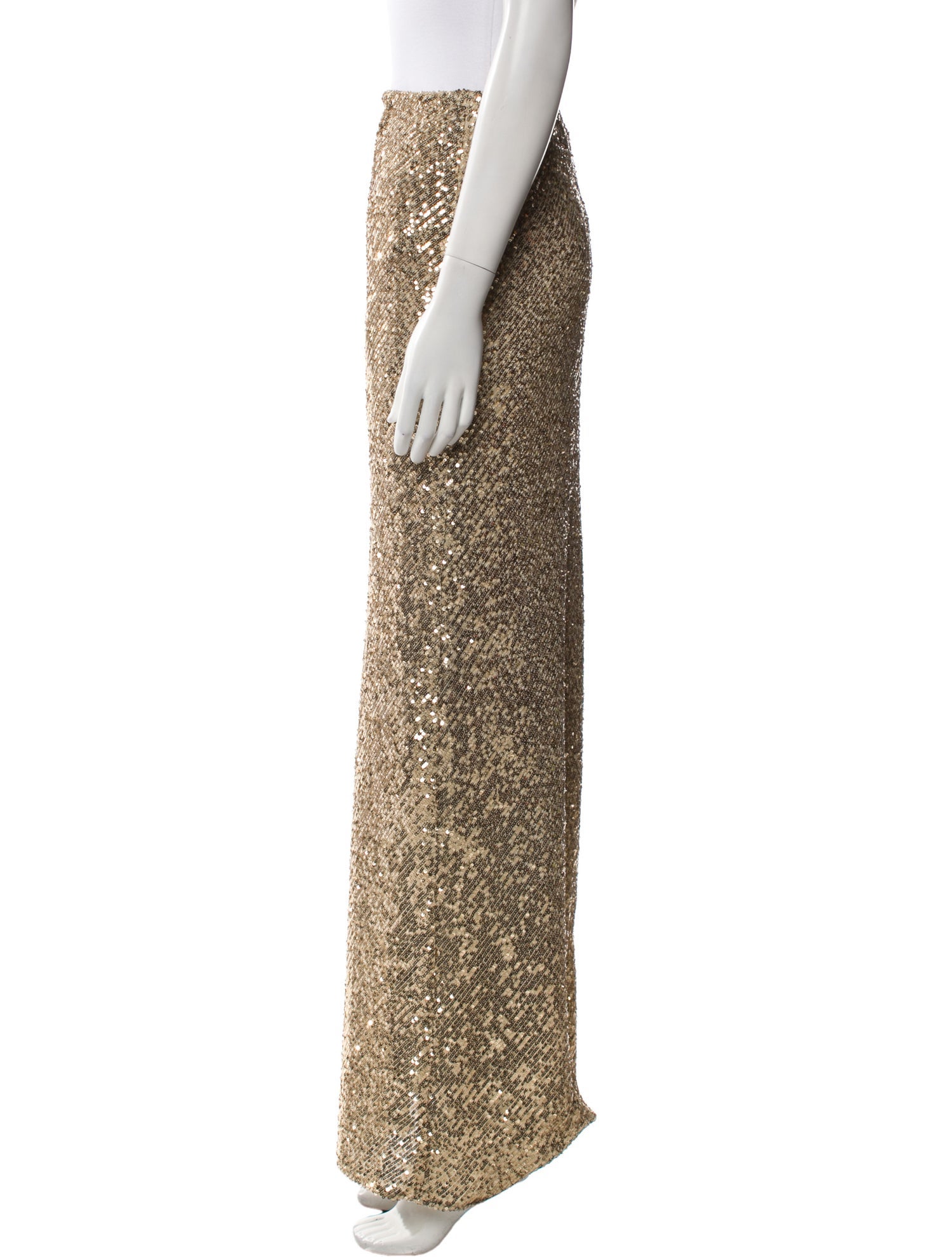 Michelle Farmer Sequin Long Skirt