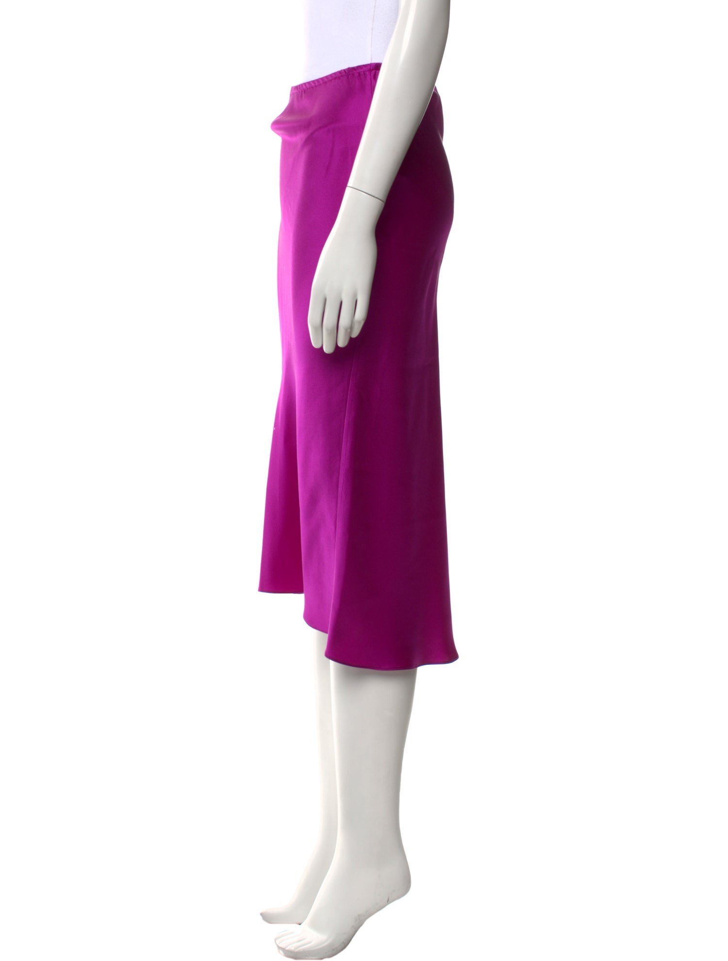 Michelle Farmer Silk Midi Length Skirt