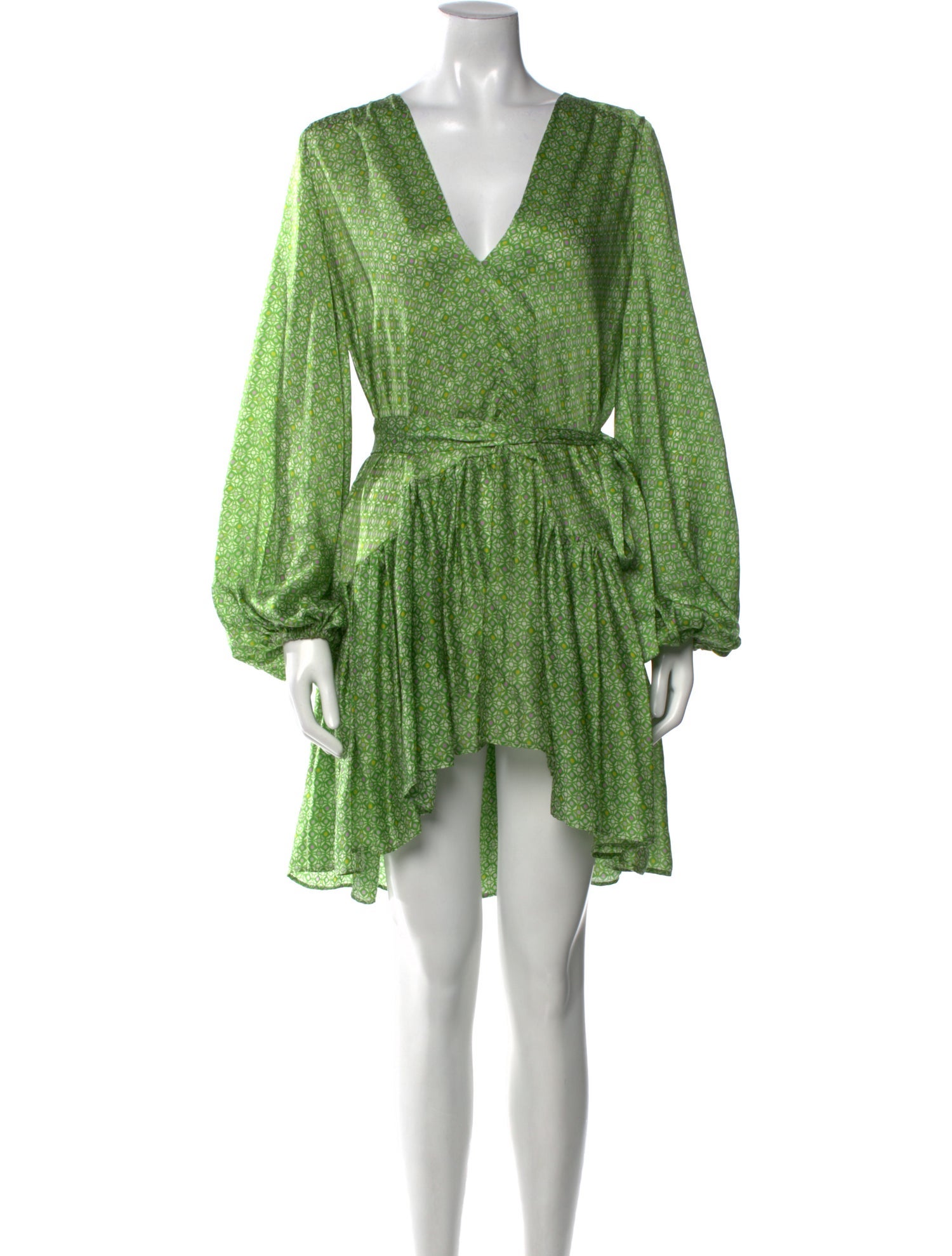 Michelle Farmer Silk Mini Dress