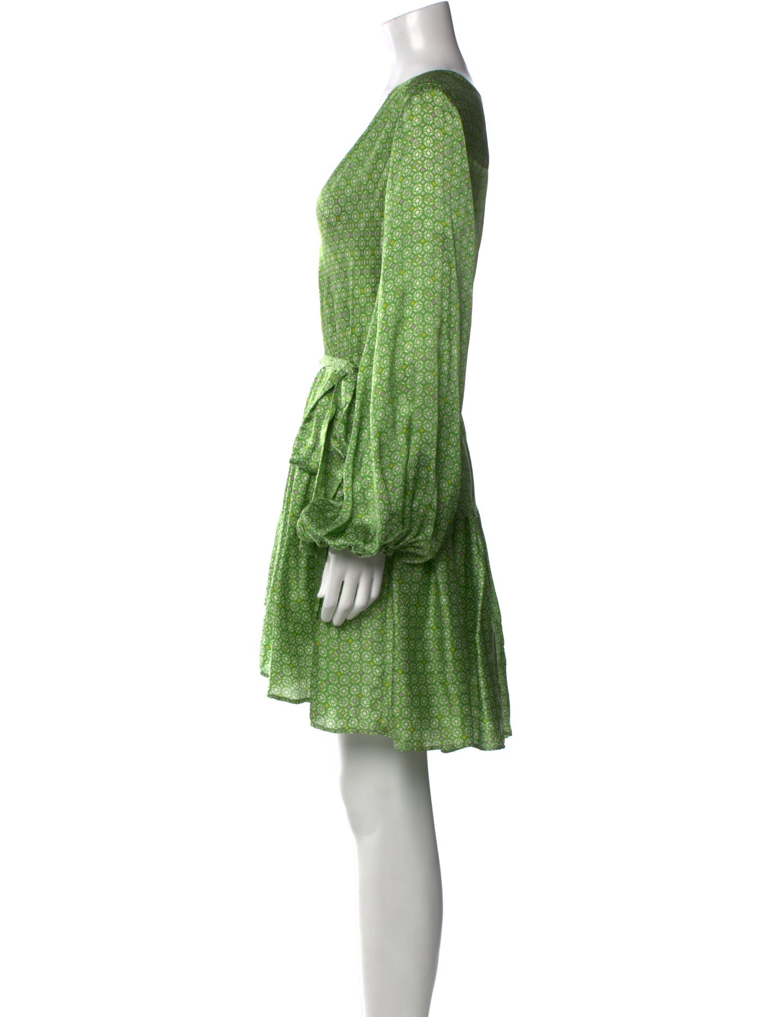 Michelle Farmer Silk Mini Dress