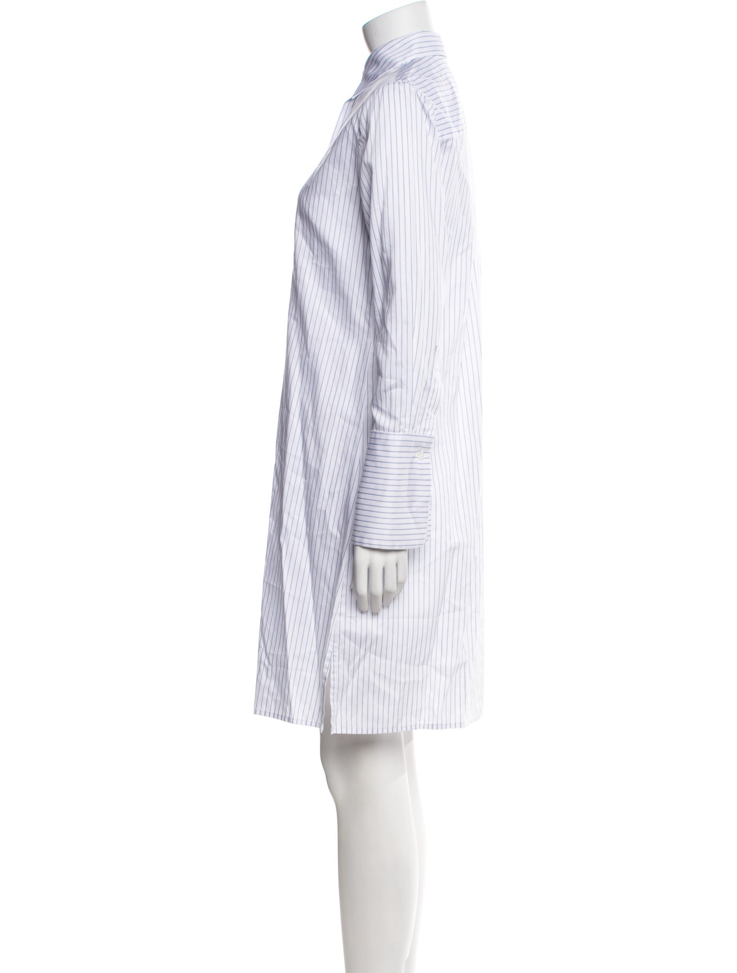 Michelle Farmer Striped Knee-Length Dress