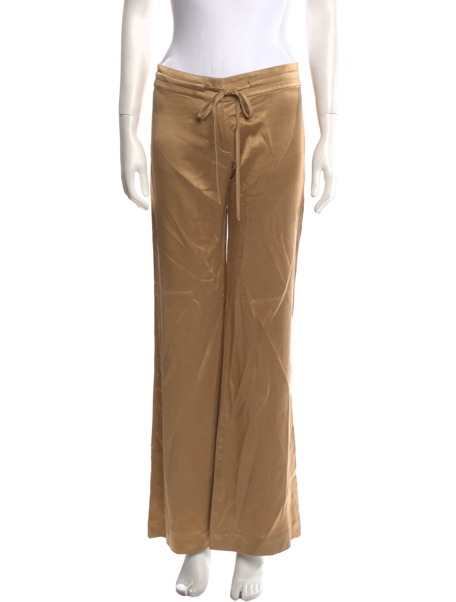 Michelle Farmer Silk Wide Leg Pants