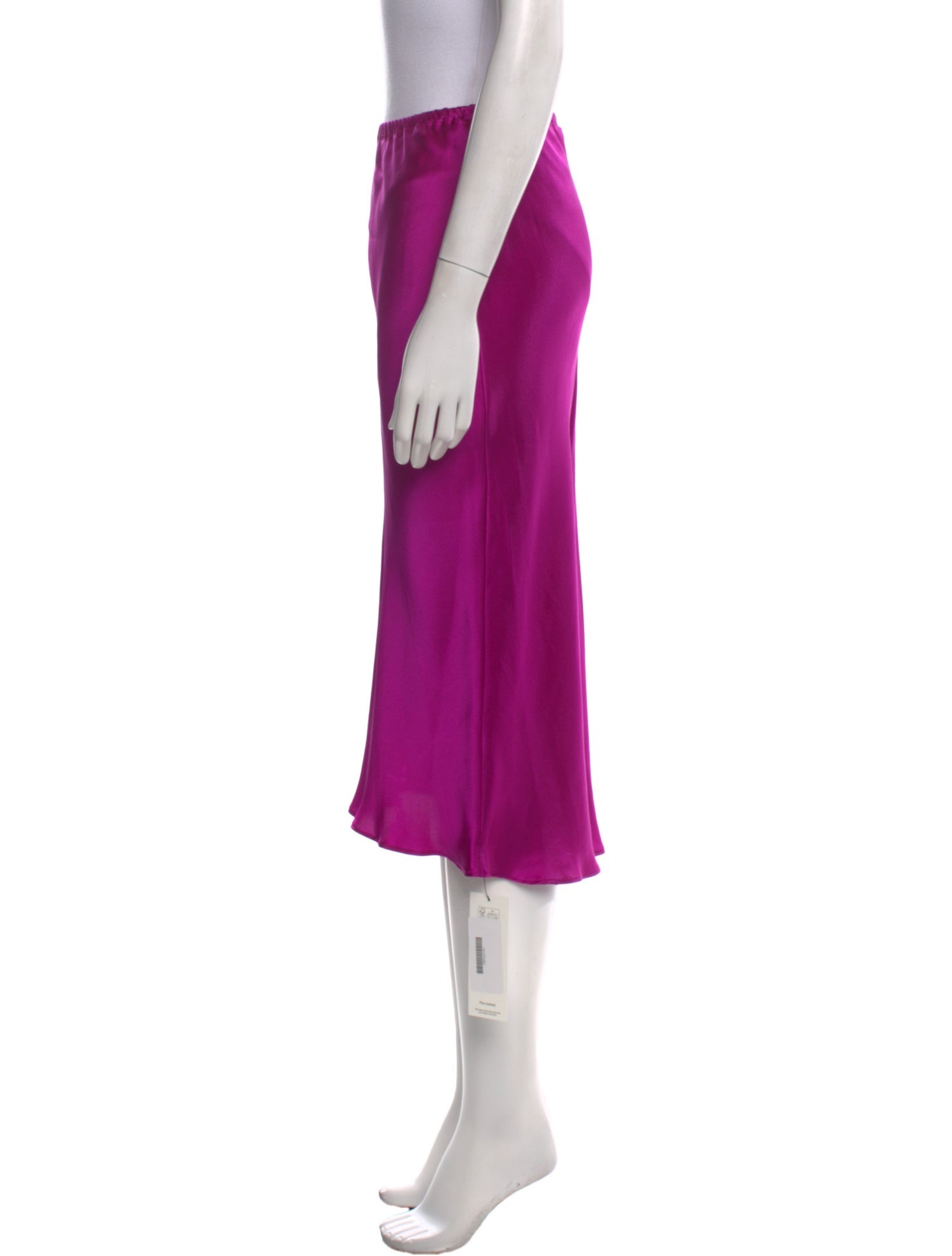 Michelle Farmer Silk Midi Length Skirt