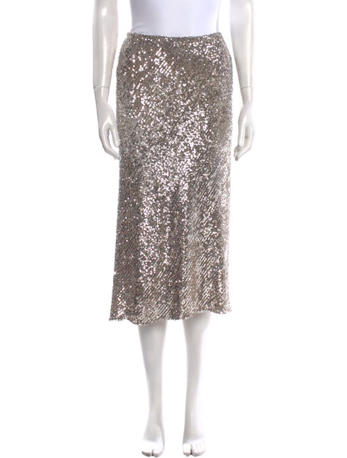 Michelle Farmer Sequin Knee-Length Skirt