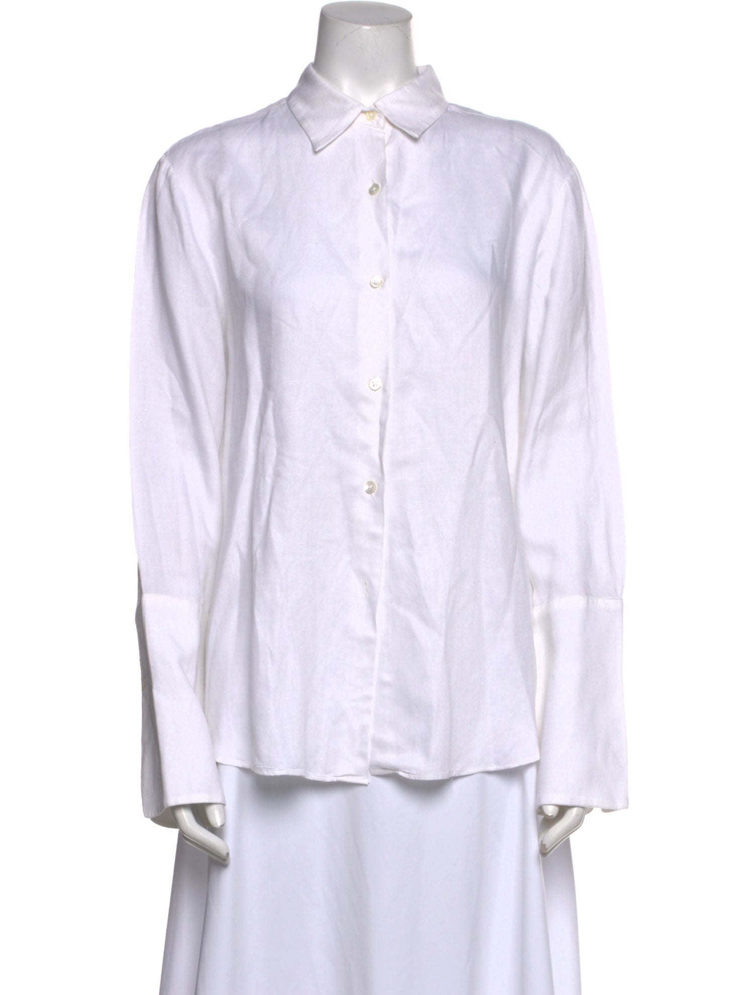 Michelle Farmer Long Sleeve Button-Up Top