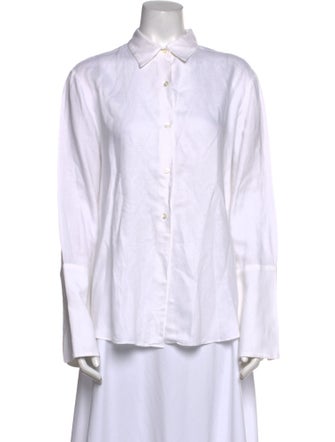 Michelle Farmer Long Sleeve Button-Up Top