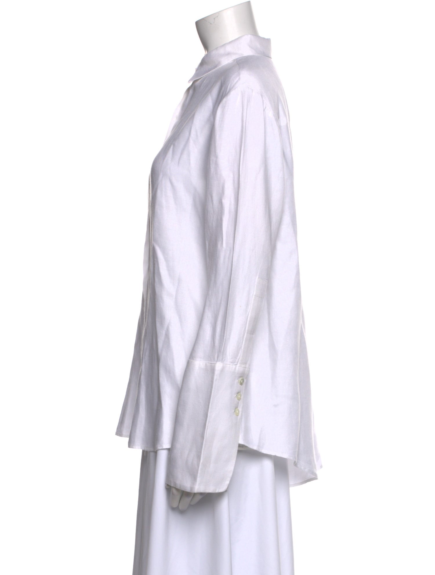 Michelle Farmer Long Sleeve Button-Up Top