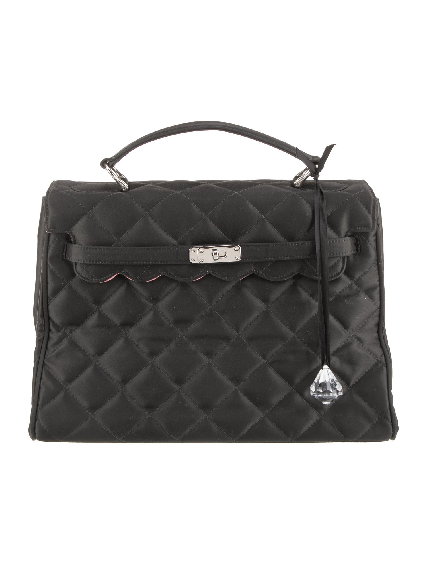 My Flat In London Nylon Top Handle Bag