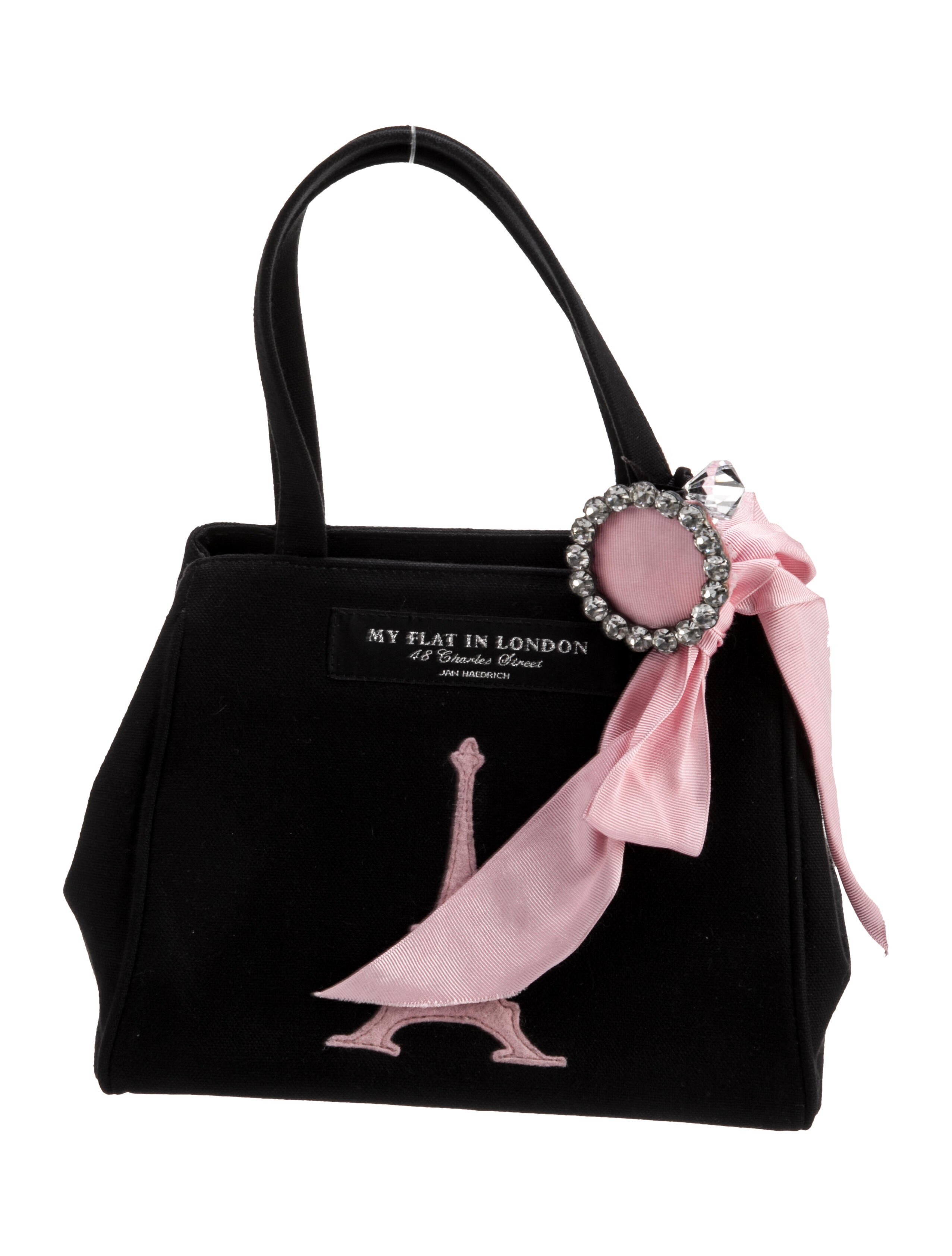 My Flat In London Canvas Top Handle Bag