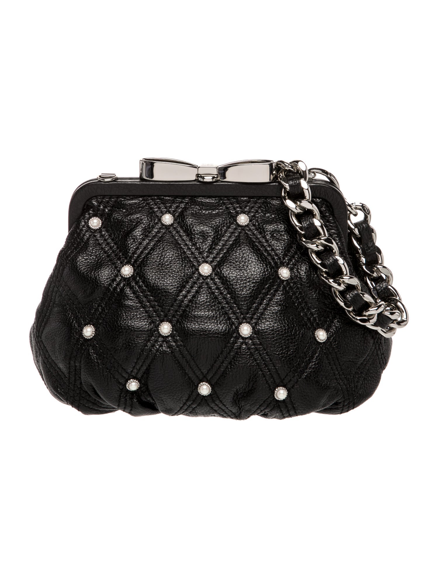 My Flat In London Leather Top Handle Bag